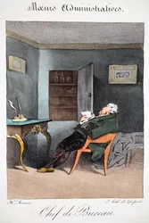 Chef de bureau, illustration de 